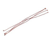 Copper 26 Gauge Brass Fuse Wire (Ball Pins) For Jewellery Making , BPP-014
